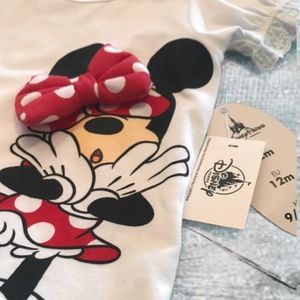Disney Shirts & Tops - πNWT Disney Minnie Mouse Infant White T-Shirt 12M Disney Shirts & Tops - πNWT Disney Minnie Mouse Infant White T-Shirt 12M